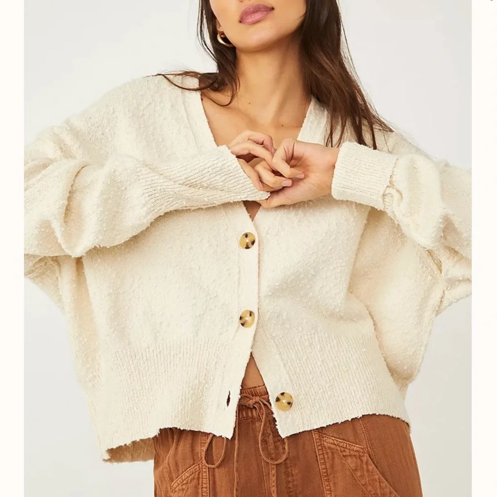 NWOT Free People Found My Friend Cardi - Picture 1 of 5
